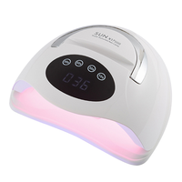 Lampu Kuku UV LED 72 Lampu dengan Sensor Otomatis, Pengering Kuku, Mesin Pengeras untuk Rumah dan Salon