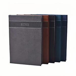 Biểu tượng tùy chỉnh A5 Tạp Chí kế hoạch chương trình nghị sự libreta lịch hàng tuần xem hàng năm lướt qua PU da tùy chỉnh máy tính xách tay hàng ngày - Product Image 1