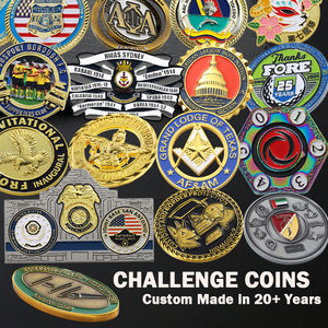 Moeda Comemorativa Personalizada de <span class=keywords><strong>Metal</strong></span> em Liga de Zinco com Esmalte Multicolorido e Logotipo em Relevo – Edição Especial de Golfe para o 25º Aniversário - Product Image 5