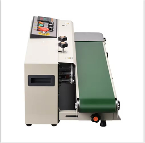 Machine de scellage continu <span class=keywords><strong>FR</strong></span> 1000, machine de scellage automatique horizontale pour sacs en plastique, machine de scellage à rouleau encreur - Product Image 3