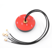 Antenne combinée 4-en-1 adhésive MDVR avec câble RG174 de 3,0 m, connecteur 4G LTE WIFI GPS, polarisation verticale 8~30DBI, VSWR <1.5
