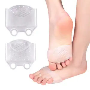 新设计硅胶舒适透气可调尺寸足底减压前脚保护蜂窝跖骨垫