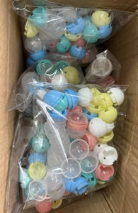 Hot Selling Kids Leverancier Groothandel Draaiende Bal 18Mm Custom Plastic Capsule Automaat Capsule Speelgoed Lege Speelgoedcapsules - Product Image 3