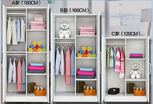 Placard coloré pour filles, meubles, vêtements, armoires en bois pour enfants, jouets pour bébés - Product Image 4