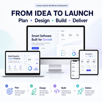 Diseño de Sitios Web de Productos SaaS y Desarrollo de WordPress para Tabletas, Software Personalizado, Plataforma en la Nube y Servicio Basado en Suscripción