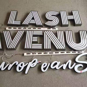 Publicidad personalizada Barbero shop3d <span class=keywords><strong>logo</strong></span> LED señalización con luz para negocios - Product Image 4