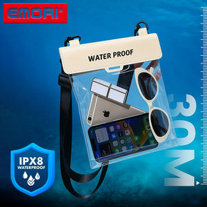 Funda Impermeable para Teléfono Móvil OEM de Gran Tamaño, IPX8, PVC, Doble Sellado, Transparente, con Correa Ajustable - Product Image 2