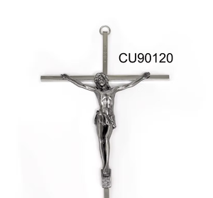 Vente en gros d'acier de luxe en alliage de zinc polyvalent métal artisanat bronze antique cuivre fournitures de prière croix crucifix - Product Image 1
