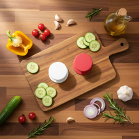 Bouton de couvercle de casserole en silicone anti-brûlure, écologique, résistant au four, universel, avec poignée en verre et perles supérieures, accessoires de cuisine, pièces de batterie de cuisine