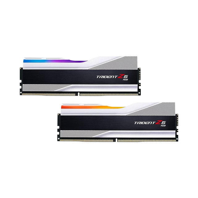 G.SKILL Trident Z5 RGB Series Intel XMP 3.0 DDR5 32GB 16x2 Desktop Computer RAM 7200MT/s CL34-45-45-115 1.40V UDIMM Metallic