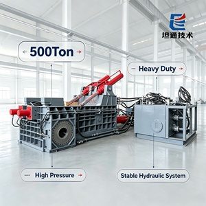 Presse à ferraille horizontale hydraulique robuste TANTONG Y81-500, moteur 135 kW, trémie 3500*3000*1300 mm, haute performance, économe en énergie - Product Image 6