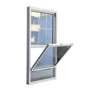 Вертикальное алюминиевое раздвижное окно/двойные остекленные подвесные окна