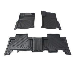 Tapis de sol complets en TPE noir antidérapant de haute qualité, épaisseur 10 mm, pour Dechi pour Prado FJ150 2015-2020 4x4, intérieur de voiture - Product Image 1