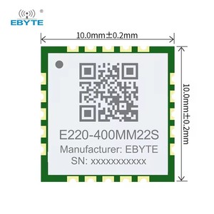 Module sans fil Lora Ebyte E220-400MM22S à faible consommation d'énergie, 22 dBm, 5,5 km, 433 MHz, LLCC68 - Product Image 1