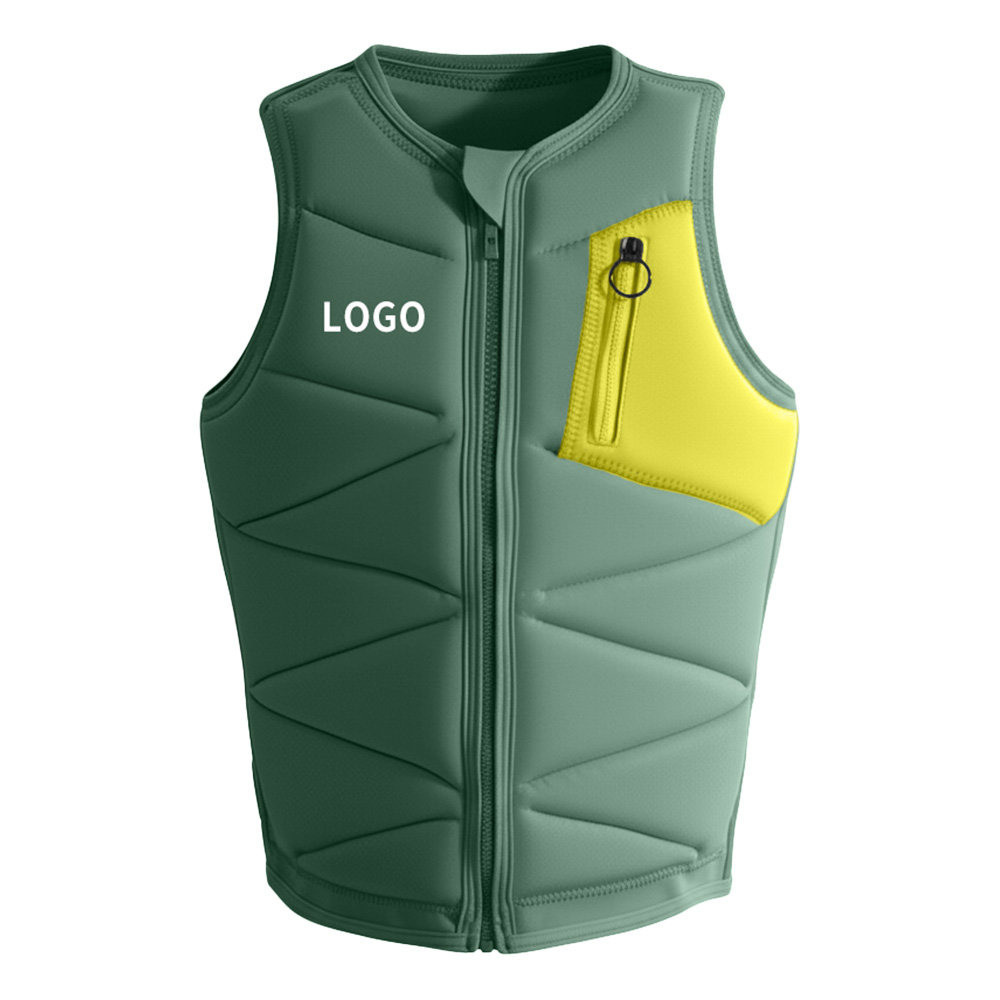 Poche verte et jaune