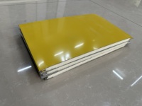 Panel Sándwich Metálico Mate Sólido Moderno Resistente a Impactos, Clasificación de Incendio B1, Impermeable, Insonorizado, Revestimiento Exterior para Paredes, de Fábrica