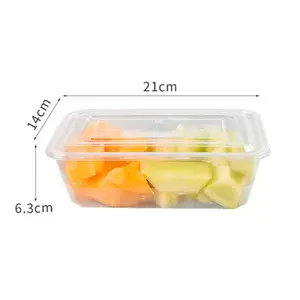 Produttore microonde frutta conservazione della freschezza scatola di plastica contenitore per alimenti usa e getta estrarre contenitore Fast Food Box