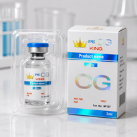 Étiquettes et boîtes personnalisées VS-391 pour flacons de 3 ml, 5 ml, 10 ml, 30 ml – Autocollants adhésifs en vinyle imperméables pour peptides