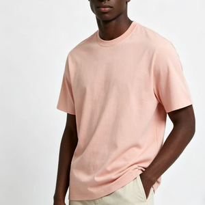 OEM LOGO Custom Screen Print 250g Heavyweight Blank Plain Seamless Thick Cotton <strong>Tshirt</strong> for Men American Vintage Casual Loose - Product Image 3