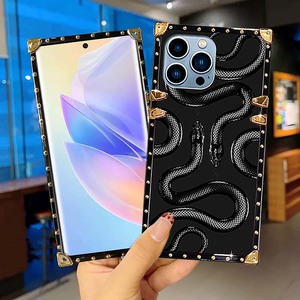 Negro <span class=keywords><strong>Mamba</strong></span> impresión galvanoplastia cuadrado TPU funda de teléfono móvil para Samsung A25 A05S A14 A34 A24 A15 A54 A13 A73 - Product Image 5