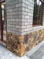 Revêtement moderne en pierre naturelle YUSHI Carreaux de pierre de granit naturel personnalisables pour la décoration d'escalier mural intérieur et extérieur