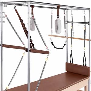 Table de Pilates Cadillac en érable de qualité commerciale avec barres de tour réglables, équipement de fitness polyvalent pour studio de yoga - Product Image 4