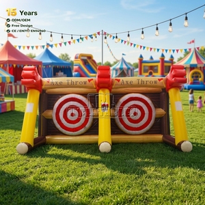 Juego Inflable de Lanzamiento de Hacha de PVC Comercial con Certificación CE, Directo de Fábrica, para Parques de Diversiones, Escuelas, Carnavales, Fiestas y <span class=keywords><strong>Alquiler</strong></span> - Product Image 1