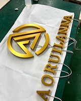 Lettres rétroéclairées, enseigne LED personnalisée pour entreprise, signalétique LED extérieure, enseignes lumineuses LED, logo en acrylique 3D, lettres en relief