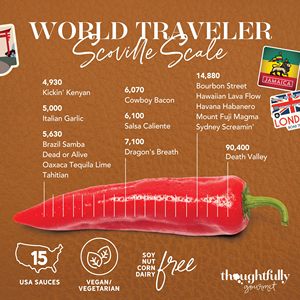 Set de Regalo de Cristal Hecho a Mano World Traveler, Sabores Veganos y Vegetarianos como Cowboy Bacon y Ajo Italiano, Set 15 - Product Image 5