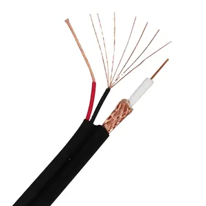 Rg59 Rg9 Coaxial Cable With 2 Core Power Cable Rg58 RG 11 Rg6 Coaxial With Power Rg 6 Rg59 Coaxial Cable With Power