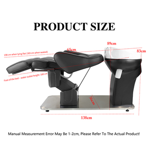 Ventas directas <span class=keywords><strong>de</strong></span> fábrica, cómoda peluquería eléctrica, Unidad <span class=keywords><strong>de</strong></span> retrolavado, muebles, masaje, cama para lavar el cabello, silla <span class=keywords><strong>de</strong></span> champú con cuenco - Product Image 4