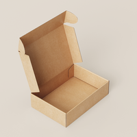 Boîte d'expédition d'expédition imprimée de logo personnalisé 32ECT écologique et dégradable de haute qualité avec mat vanish