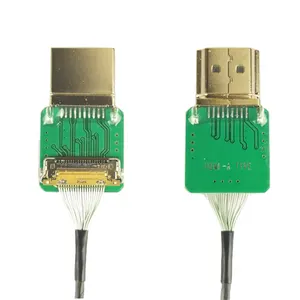 ROHS connector ipex 20525-030E-02 to HDMI cable adapter HDMI straight Head HDMI-A Micro Coaxial Cable connector