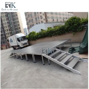 Wholesale Easy Install Outdoor Portable <b>Stage</b> Podium Concert Four Leg Aluminum <b>Stage</b> Height Adjustable <b>Stage</b> <b>Platform</b> for Event - Product Image 2