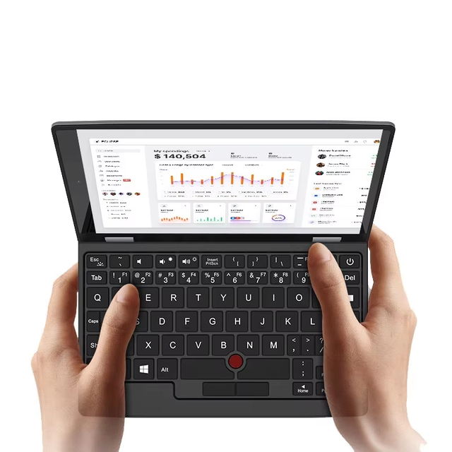Factory Price NEW Intel 7 Inch Mini Pocket Laptop IPS Touch Screen Portable Business Laptop OLED Panel Multi-Scenario English
