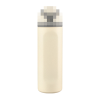 Bouteille d'eau sport grande capacité personnalisable de 24 oz : Thermos isotherme en acier inoxydable 304
