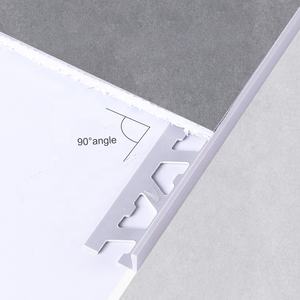Низкая цена, гибкая пластиковая отделка, ПВХ, L-образная керамическая окантовка, мраморная плитка, угловые профили для украшения ванной комнаты - Product Image 2