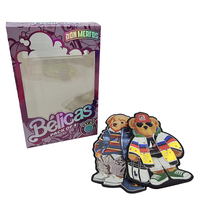 Boîte de céréales en gros de 3,5 g avec sac en Mylar comestible holographique, sachets découpés anti-odeur pour bonbons gélifiés, biscuits, herbes et fleurs, boîte de 3,5 g