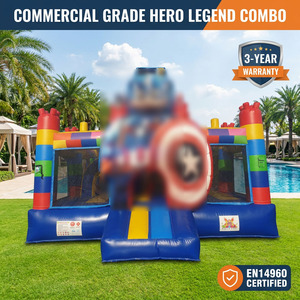 Bloques de Construcción de PVC de 0.55mm con Certificación EN14960, Combo Hero Legend, Grado Comercial, para Alquiler Infantil - Product Image 3