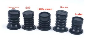 <span class=keywords><strong>เครื่อง</strong></span>ล้างอ่างน้ำคู่กึ่งอัตโนมัติ220V วาล์วระบายน้ำอเนกประสงค์พร้อมก้านสปริงและปลั๊กระบายน้ำ - Product Image 6