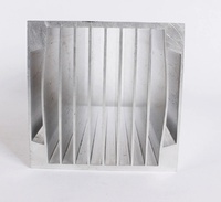 Fabricant de dissipateurs thermiques Dongguan Blade, dissipateur thermique industriel en aluminium refroidi par eau série 1000, taille 350*120*35mm