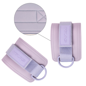 Ladyglow Có Thể Điều Chỉnh Mắt Cá Chân Dây Đeo Cho Cáp Máy Màu Hồng Phòng Tập Thể Dục <span class=keywords><strong>Neoprene</strong></span> Tập Thể Dục Mắt Cá Chân Dây Đeo - Product Image 5