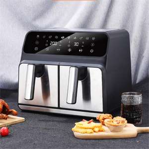 Échantillon gratuit friteuses 8L en vente et dédouanement friteuse grande friteuse double tiroir - Product Image 3