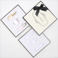 Coffret Parfum Personnalisé Luxe avec Couvercle et Base pour Échantillons de Parfum et Huiles Essentielles