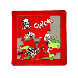 custom logo cheap early educational cardboard paper jigsaw puzzles toys for kids