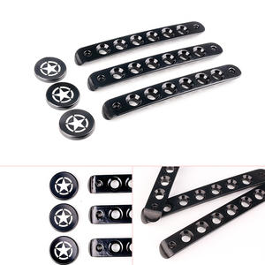 五芒星型ドアカバーとドアハンドル装飾パーツは、2007-2018年式ジープ・ラングラーJL 2ドアモデルの外部ハンドル用です。 - Product Image 2