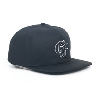 Casquette de sport personnalisée avec logo brodé 3D, visière plate, non structurée, style Dad Hat, fermeture Snapback