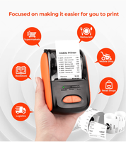 Printer Bluetooth Mini industri portabel termurah Printer penerimaan termal 58mm genggam