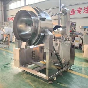 Automatische Planetaire Kookplaat Roeren Gas Hete Pot Roerbak En Suiker Koken Machine - Product Image 2