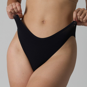 Sk1215 Ropa Interior de Remallado <span class=keywords><strong>para</strong></span> Mujer 76% Poliamida / 24% Elastano Tangas Sexy de Tiro Bajo Estilo Hipster <span class=keywords><strong>para</strong></span> Yoga Bragas Atrevidas <span class=keywords><strong>para</strong></span> Mujer - Product Image 5